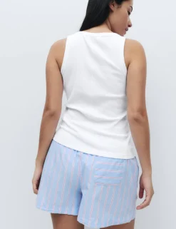 Cotton Modal Ribbed Vest