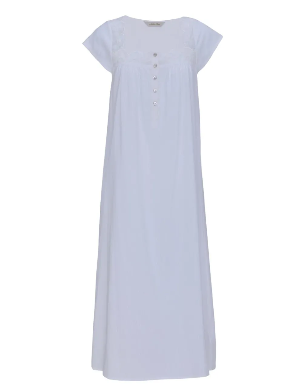 Cotton Modal Shadow Stripe Nightdress