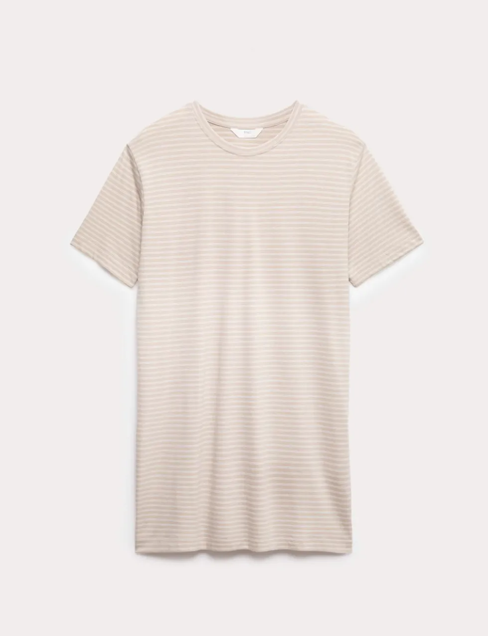 Cotton Modal Striped Nightshirt