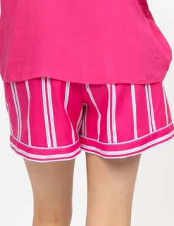 Cotton Modal Striped Pyjama Shorts