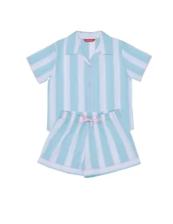 Cotton Modal Striped Pyjamas (2-13 Yrs)