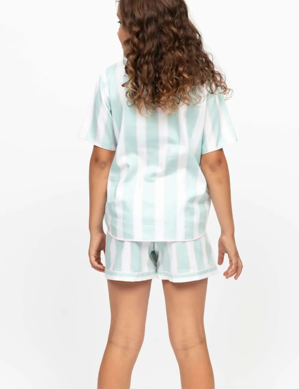 Cotton Modal Striped Pyjamas (2-13 Yrs)