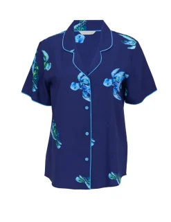 Cotton Modal Turtle Revere Pyjama Top