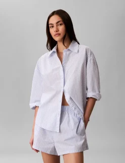 Cotton Poplin Pyjama Shorts