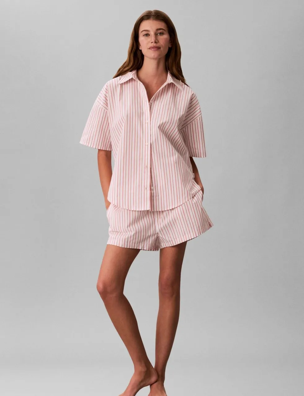 Cotton Poplin Pyjama Shorts