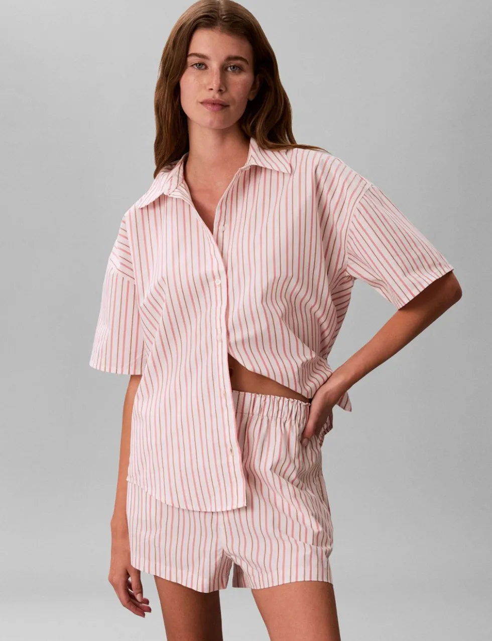 Cotton Poplin Pyjama Shorts