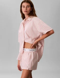 Cotton Poplin Pyjama Shorts