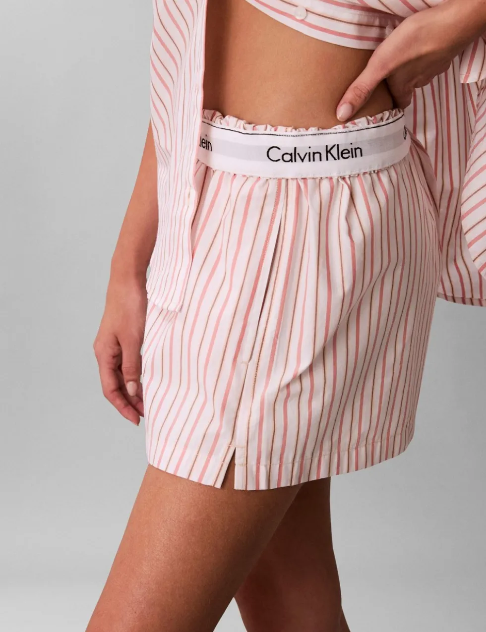 Cotton Poplin Pyjama Shorts