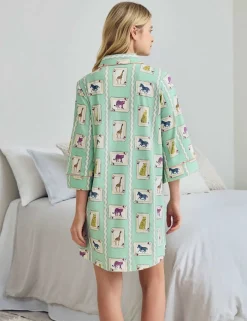 Cotton Rich Animal Print Nightshirt