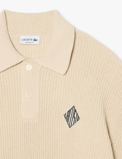 Cotton Rich Badge Detail Polo Neck Jumper