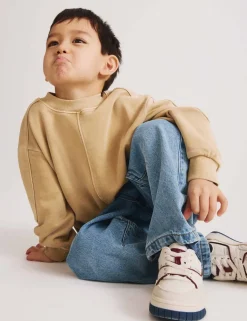 Cotton Rich Badge Sweatshirt (2-8 Yrs)