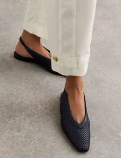Cotton Rich Barrel Leg Trousers