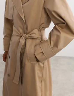 Cotton Rich Barrel Sleeve Trench Coat