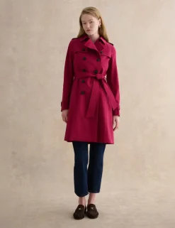 Cotton Rich Belted Longline Trench Coat