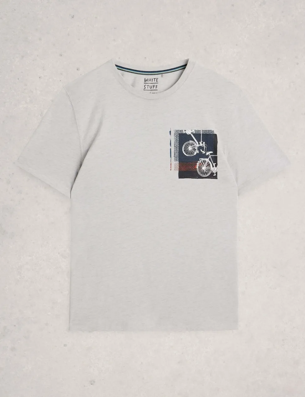 Cotton Rich Bike Graphic Crew Neck T-Shirt