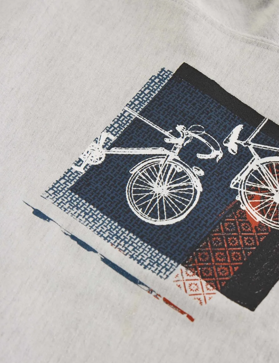 Cotton Rich Bike Graphic Crew Neck T-Shirt