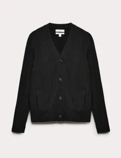 Cotton Rich Bouclé Knitted Cardigan