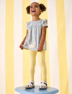 Cotton Rich Bunny Appliqué Legging Outfit (0-3 Yrs)