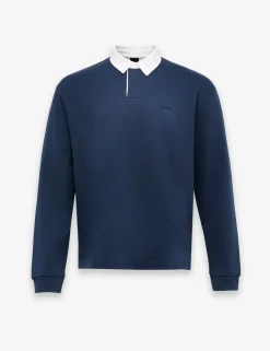 Cotton Rich Button Down Collar Rugby Shirt