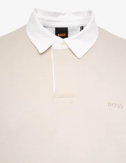 Cotton Rich Button Down Collar Rugby Shirt