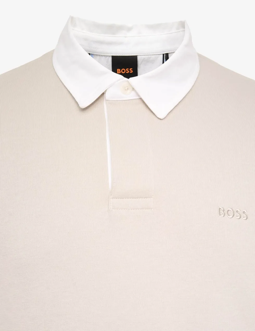 Cotton Rich Button Down Collar Rugby Shirt