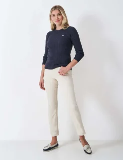 Cotton Rich Cable Knit Crew Neck Jumper