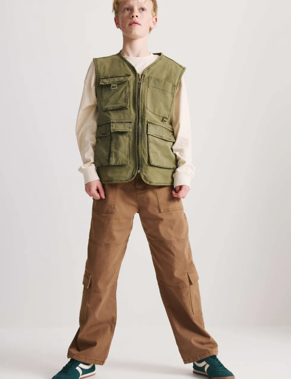 Cotton Rich Cargo Trousers (6-16 Yrs)
