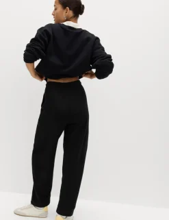 Cotton Rich Carrot Leg Ankle Grazer Joggers