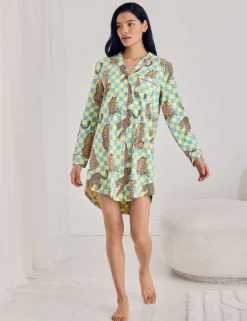Cotton Rich Checked Nightshirt