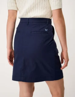 Cotton Rich Chino Mini Utility Skirt