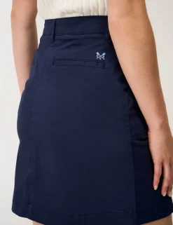 Cotton Rich Chino Mini Utility Skirt
