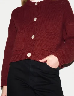 Cotton Rich Chunky Relaxed Cardigan
