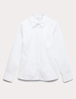 Cotton Rich Collared Fitted Shirt
