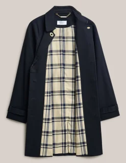 Cotton Rich Collared Trench Coat