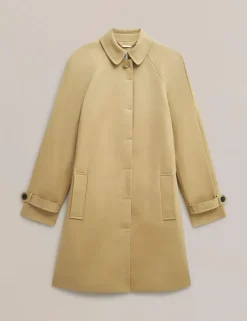 Cotton Rich Collared Trench Coat