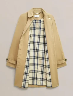 Cotton Rich Collared Trench Coat