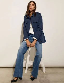 Cotton Rich Collared Utility Jacket