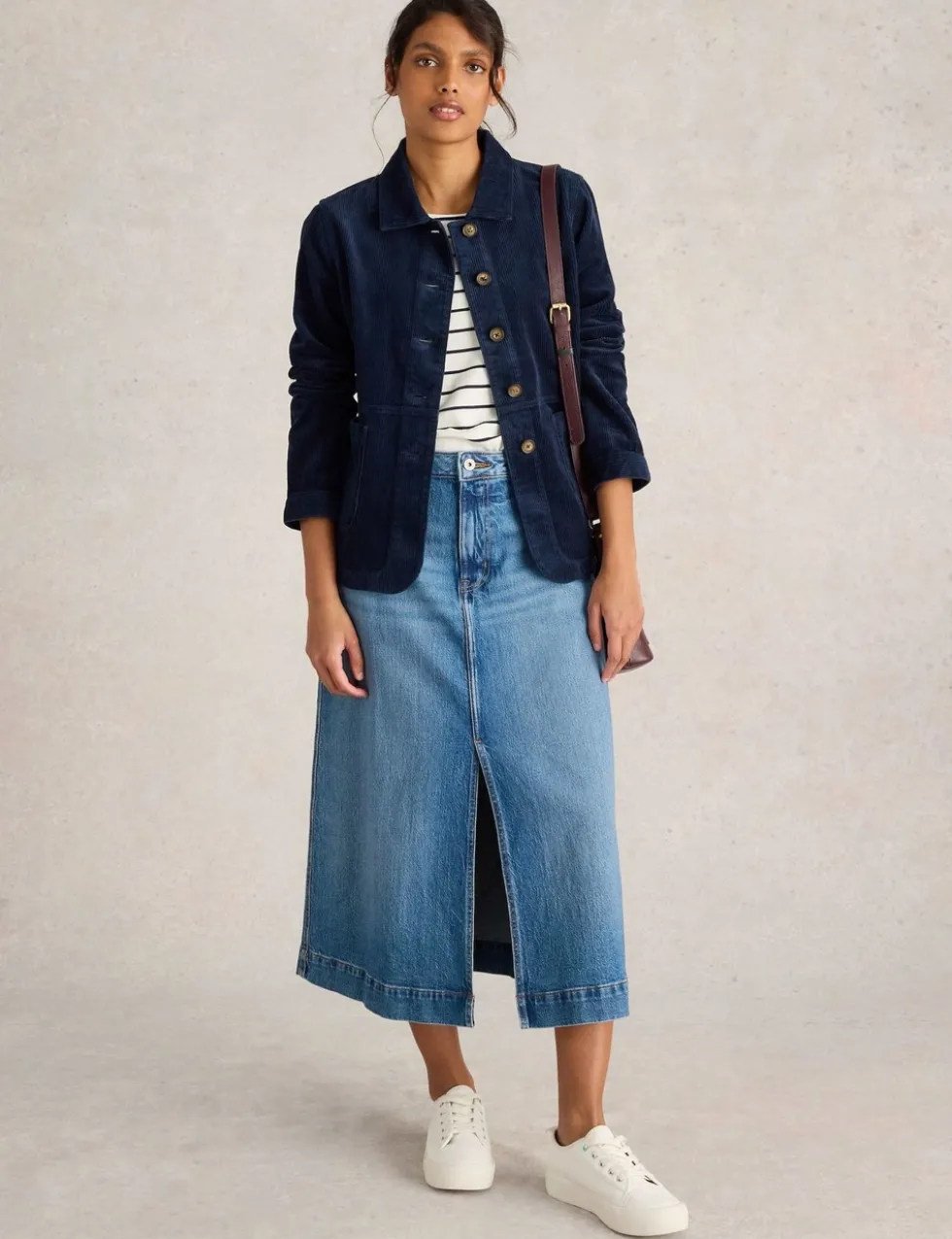 Cotton Rich Cord Short Jacket