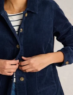Cotton Rich Cord Short Jacket