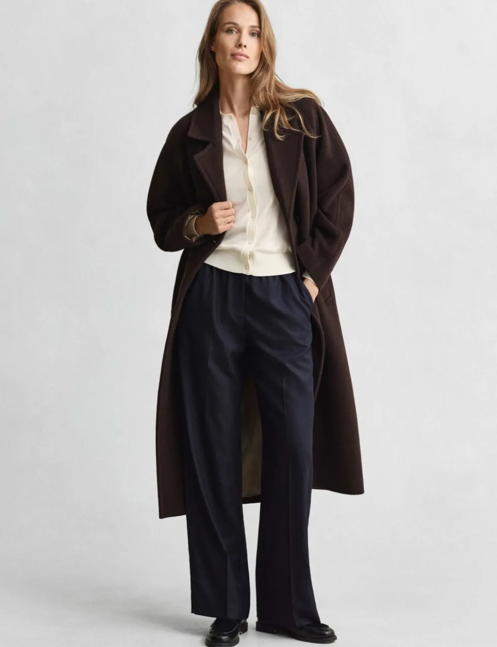 Cotton Rich Crew Neck Cardigan