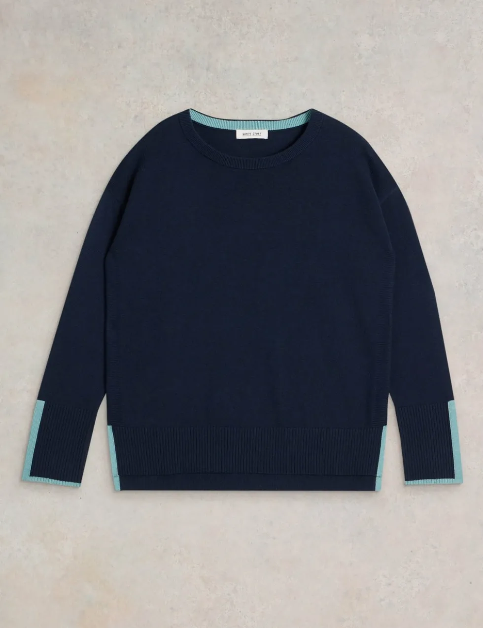 Cotton Rich Crew Neck Jumper