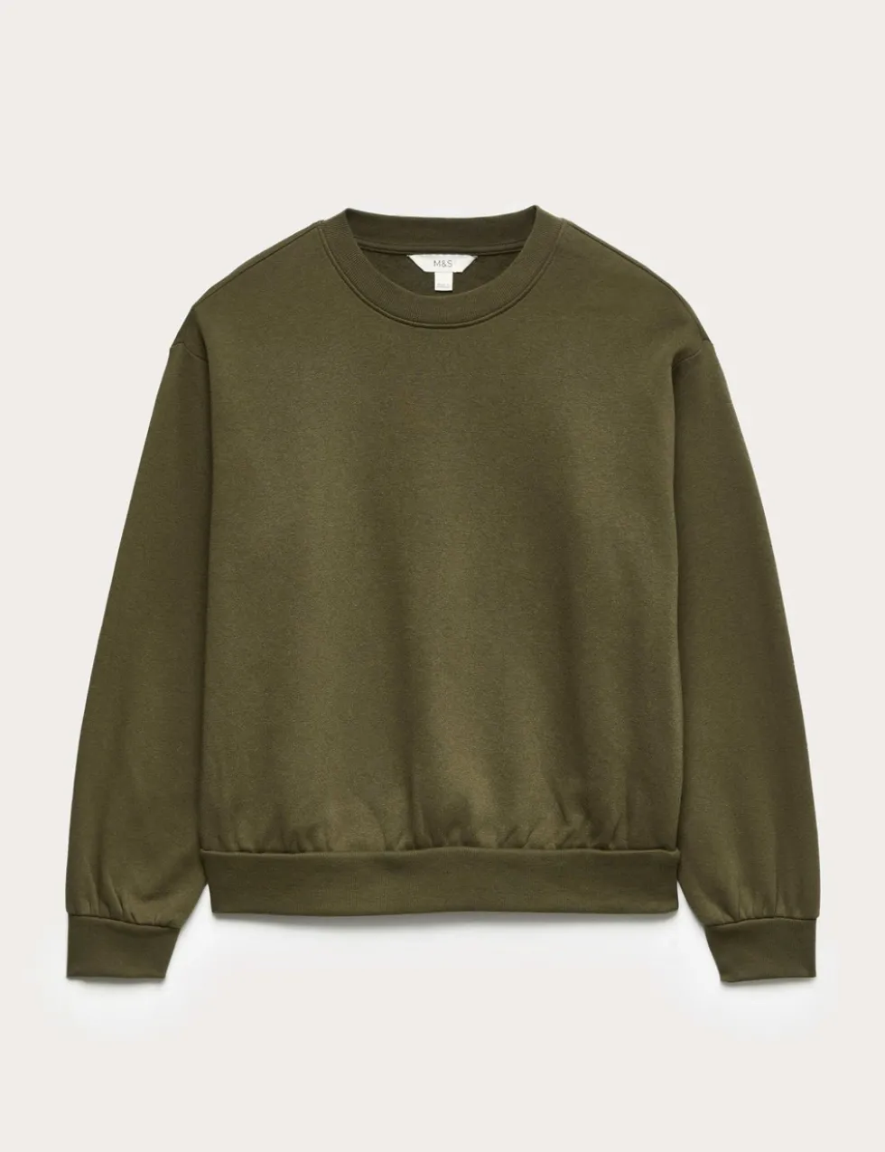 Cotton Rich Crew Neck Sweatshirt