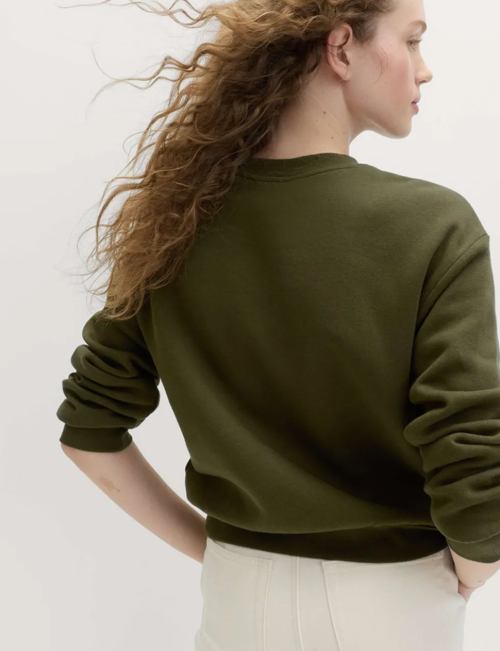Cotton Rich Crew Neck Sweatshirt