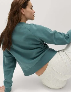 Cotton Rich Crew Neck Sweatshirt