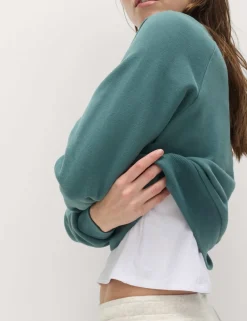 Cotton Rich Crew Neck Sweatshirt