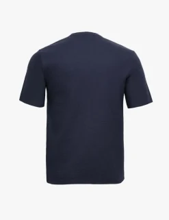 Cotton Rich Crew Neck Waffle T-Shirt