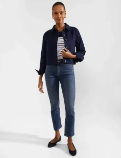 Cotton Rich Denim Cropped Jacket