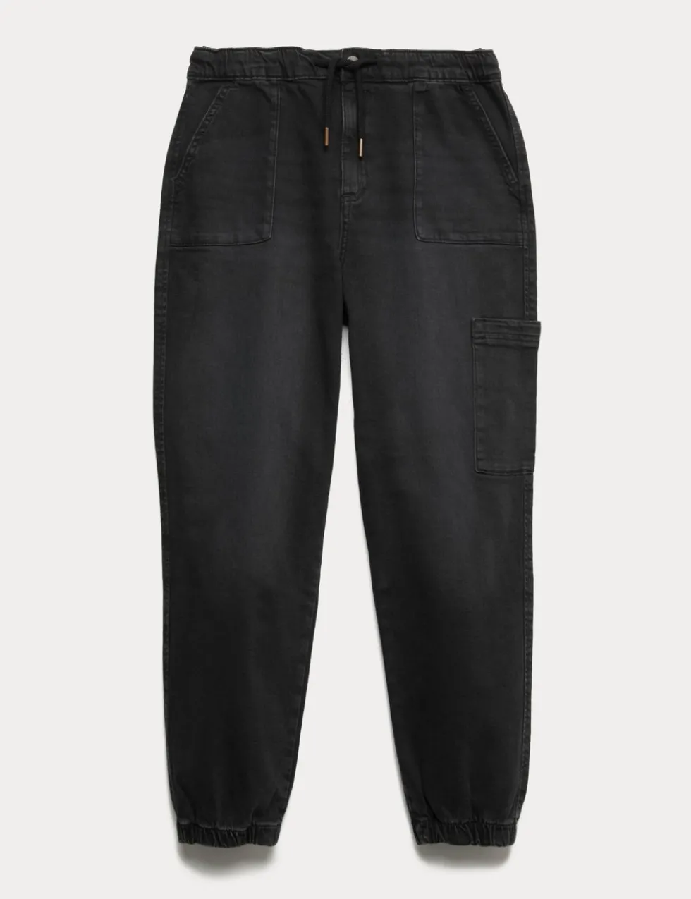Cotton Rich Denim Drawstring Jeans (6-16 Yrs)