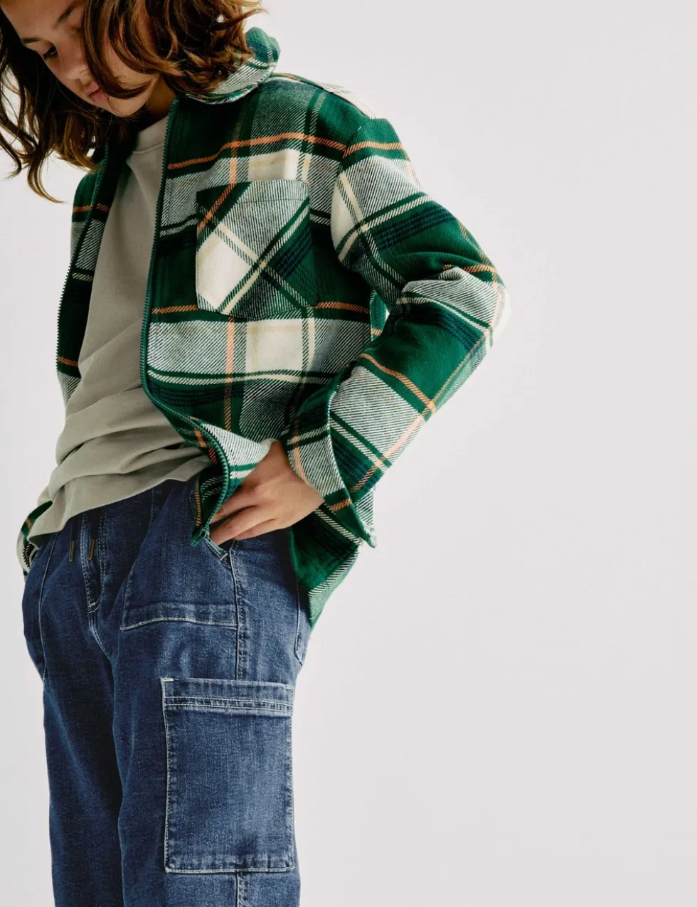 Cotton Rich Denim Drawstring Jeans (6-16 Yrs)
