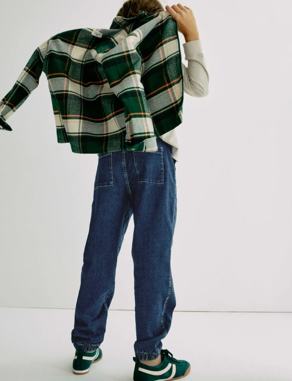 Cotton Rich Denim Drawstring Jeans (6-16 Yrs)